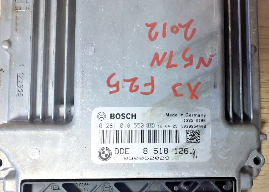 BMW N57N X3 F25 2012 Diesel ECU DDE Engine Control Unit Automatic 8518126