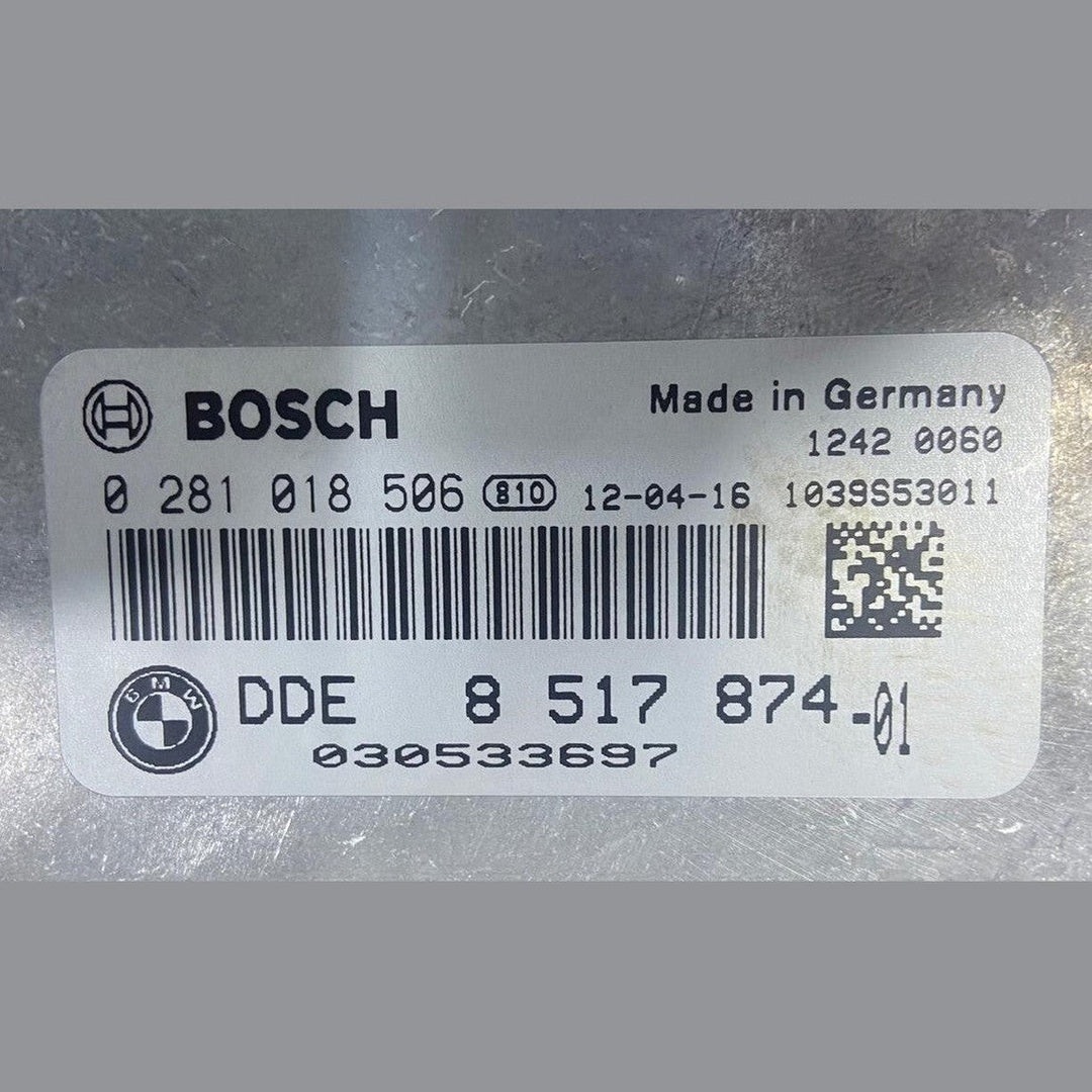 OEM BMW F30 N47N Engine Control Unit ECU DDE 8517874 BOSCH