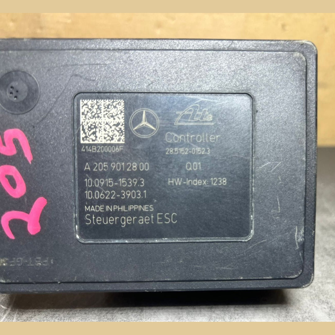 14-18 Mercedes W205 C-Class ABS Anti Lock Brake Pump Module A205 9012800 OEM
