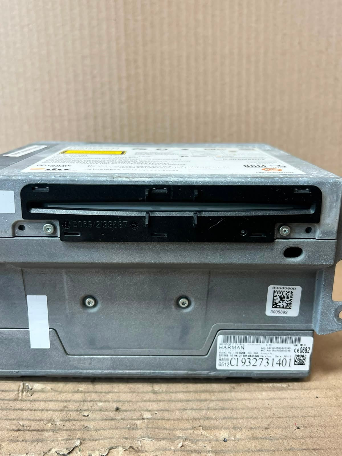 BMW X3 X4 X5 F10 F11 F30 HARMAN NBT HU Radio Navigation Head Unit 9327314 OEM