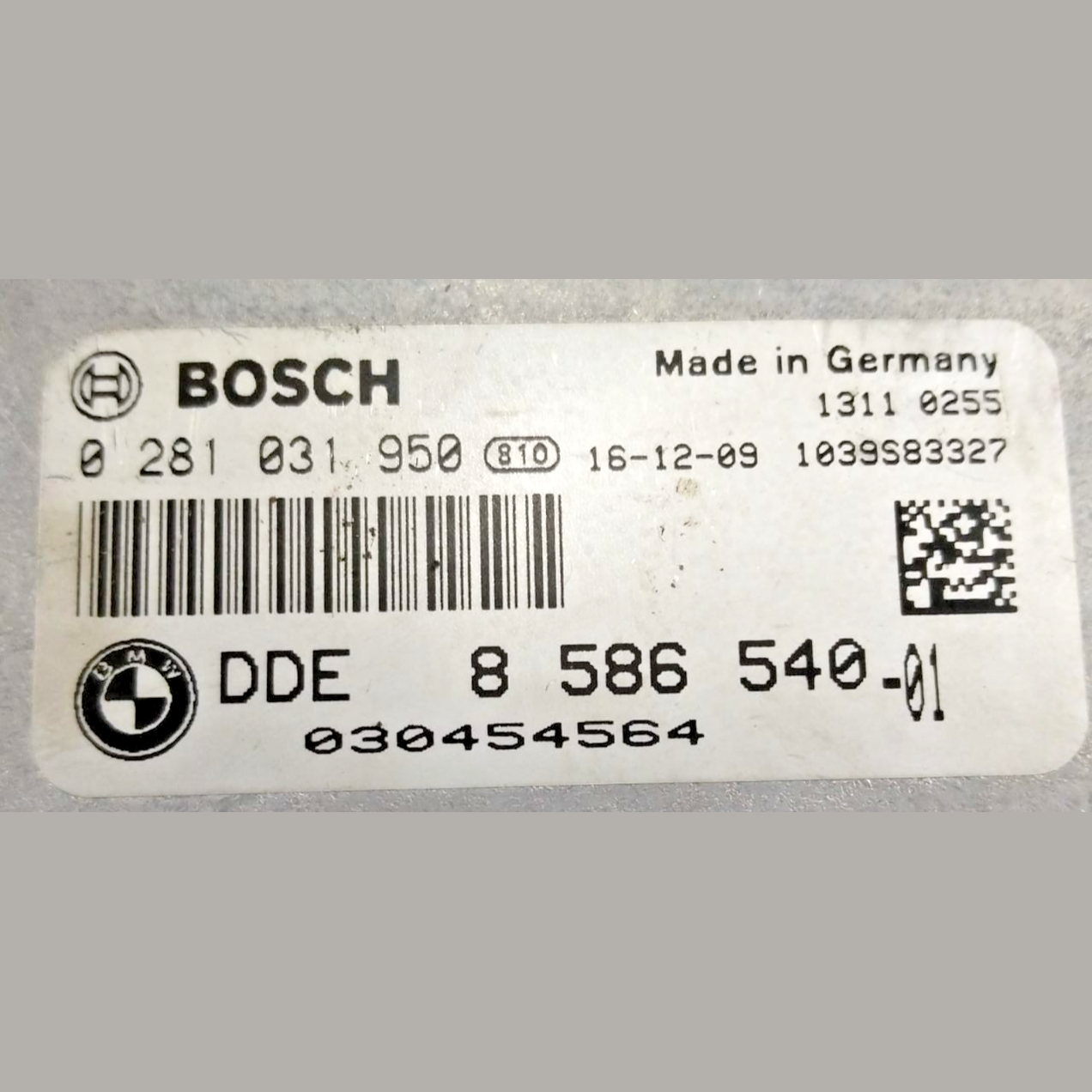BMW X5 F15 N57N ENGINE CONTROL UNIT MODULE DDE ECU ONLY - 8586540