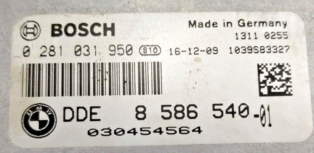 BMW X5 F15 N57N ENGINE CONTROL UNIT MODULE DDE ECU ONLY - 8586540