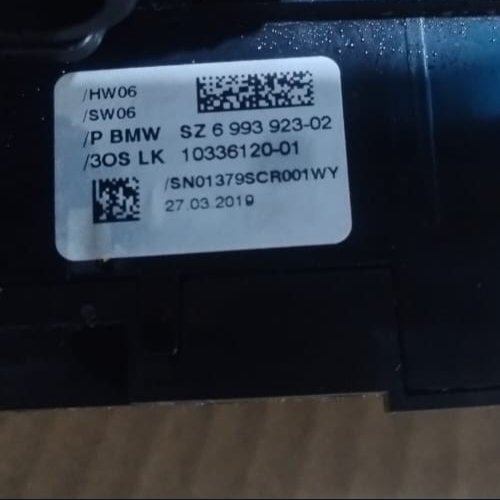 BMW G01 X3  G02 X4 G30 G31 CENTER CONSOLE SPORT-COMFORT-ECO SWITCH PANEL 6993923