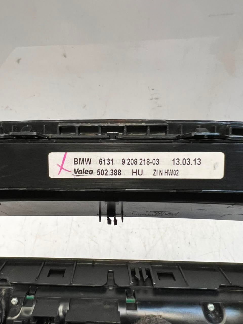 2011 BMW X5 E70 and X6 E71 Traction Control ASR MULTI Switch 9208218 OEM