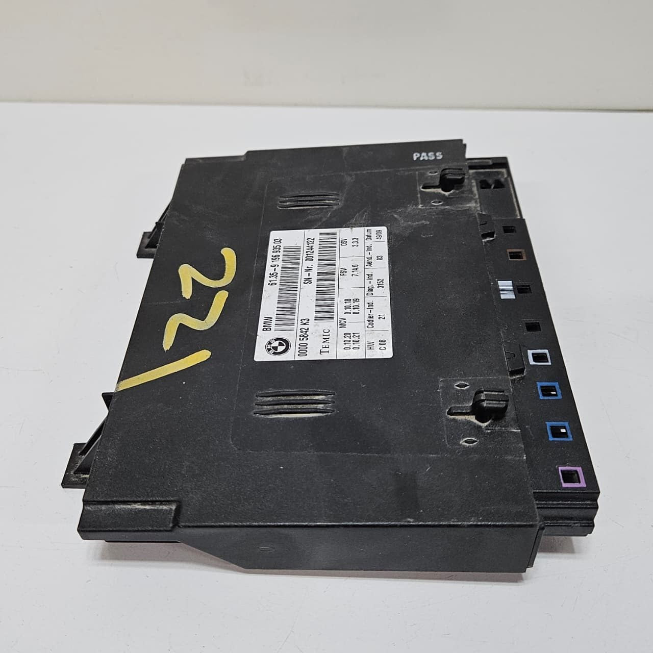 2010 BMW E82 E92 E93 128i Front Seat Control Module 9196935