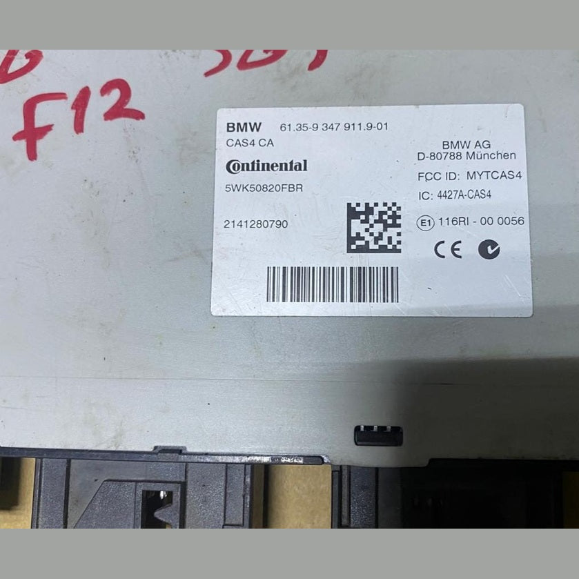 2014 BMW X3 Cas4 Body Control Module 9347911 528i 535i 550i 640i 650i 750i M5 M6