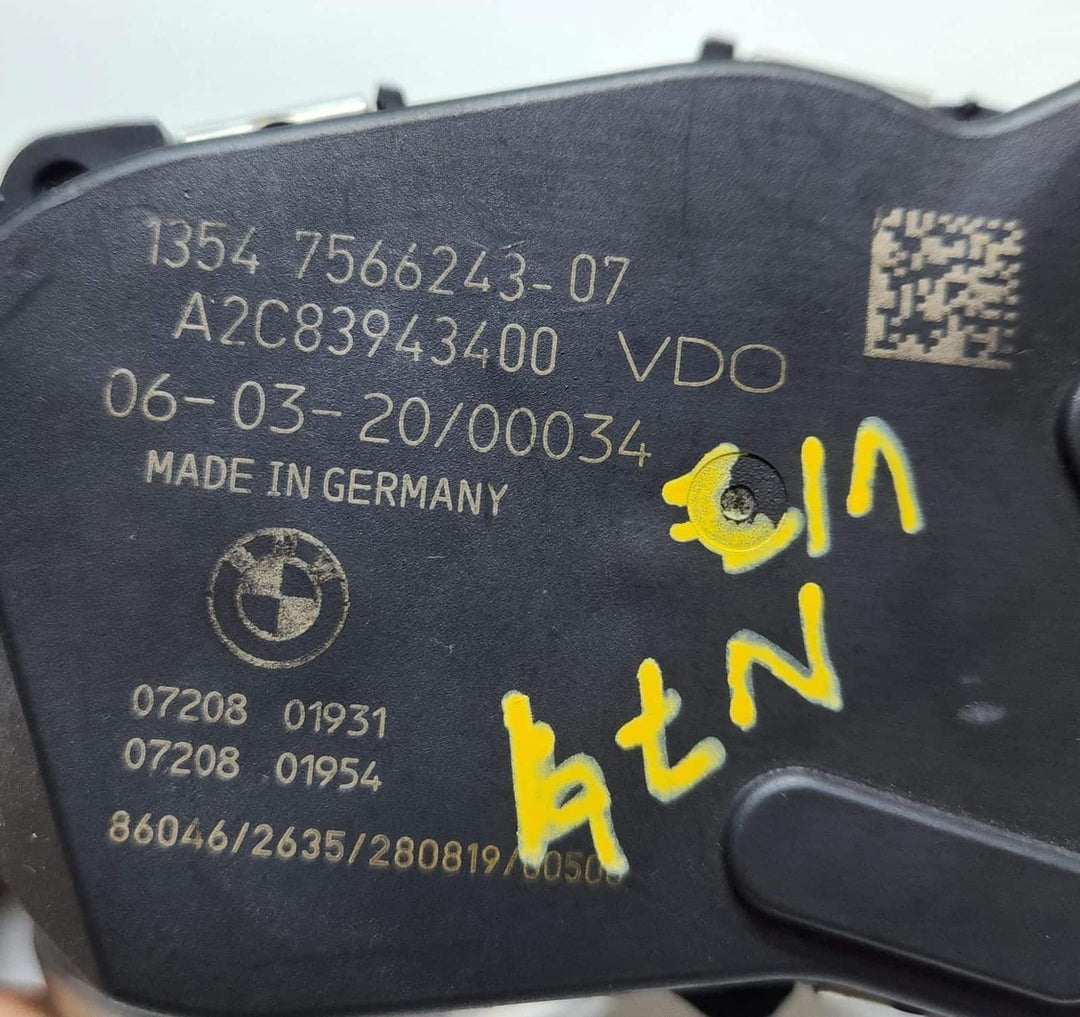 2010-2015 BMW 760i F02 Throttle Body A2C83943400 V12 6.0