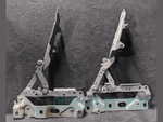 Bild in die Galerieansicht laden, OEM BMW F01 F02 740 750 760 BONNET LEFT RIGHT SIDE HOOD HINGES SET- 7184190-89