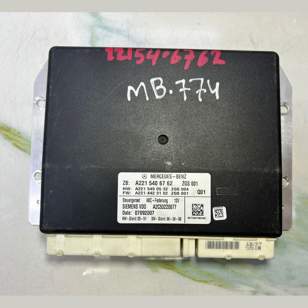 2007-2012 Mercedes CL550 ABC Suspension Control Module A2215406762 W221 S-Class