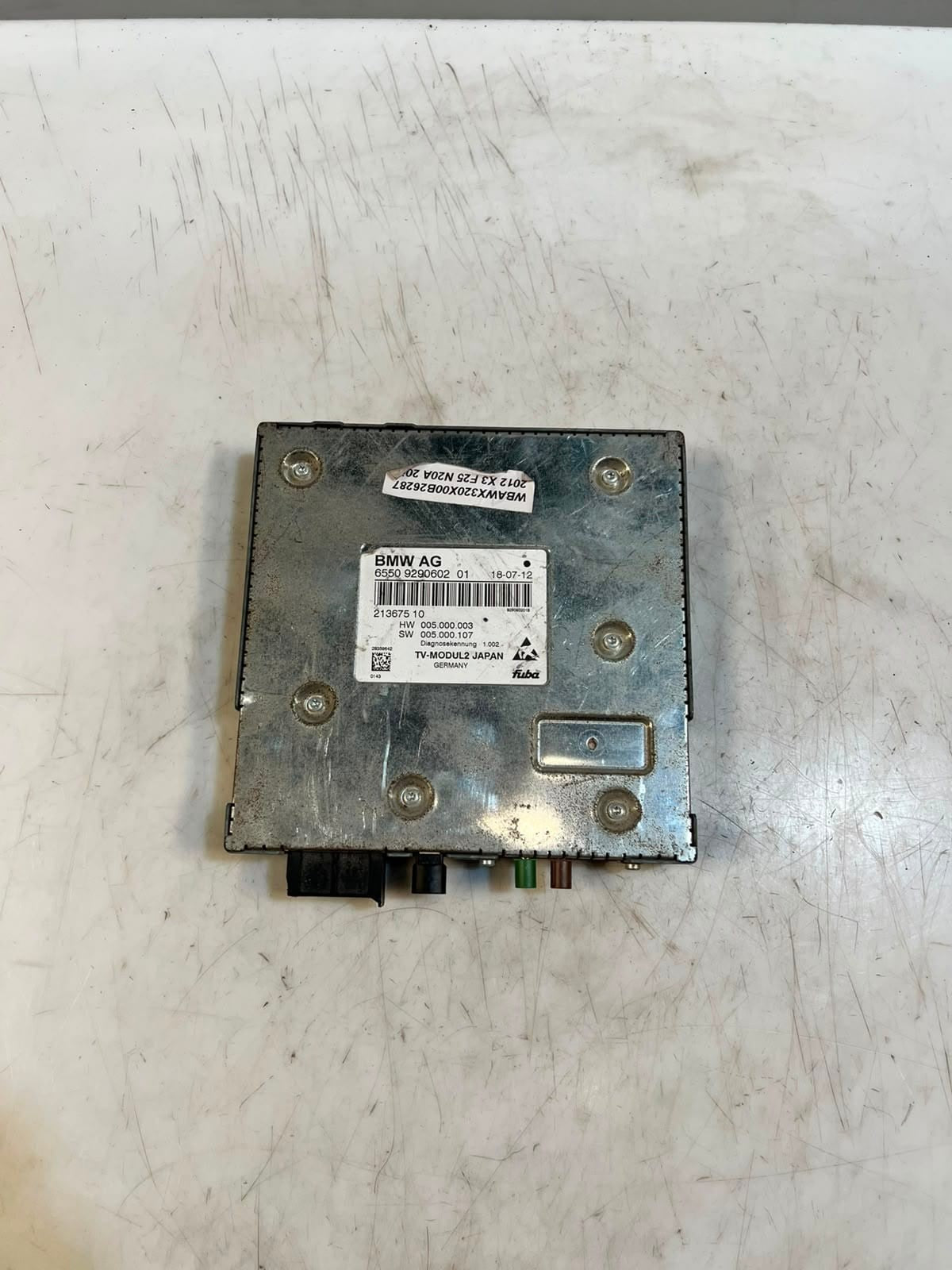 2014 BMW 3' F30 5' F15 F10 F11 F25 F07 535i TV Tuner Module 6550 9290602 OEM
