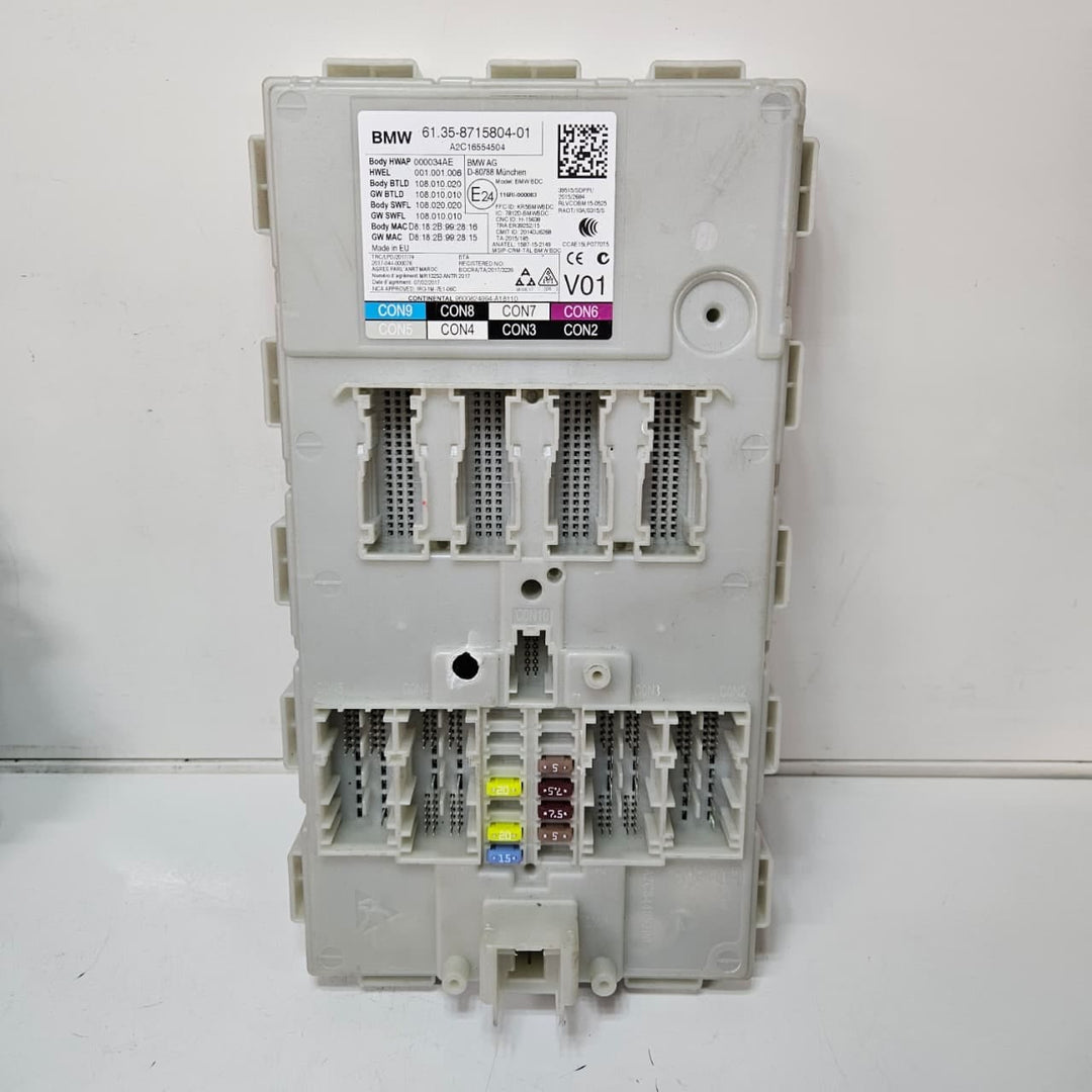 9487767-2018-2020 BMW 5 Series G30 2.0 petrol hybrid B48 Engine Control Unit SET