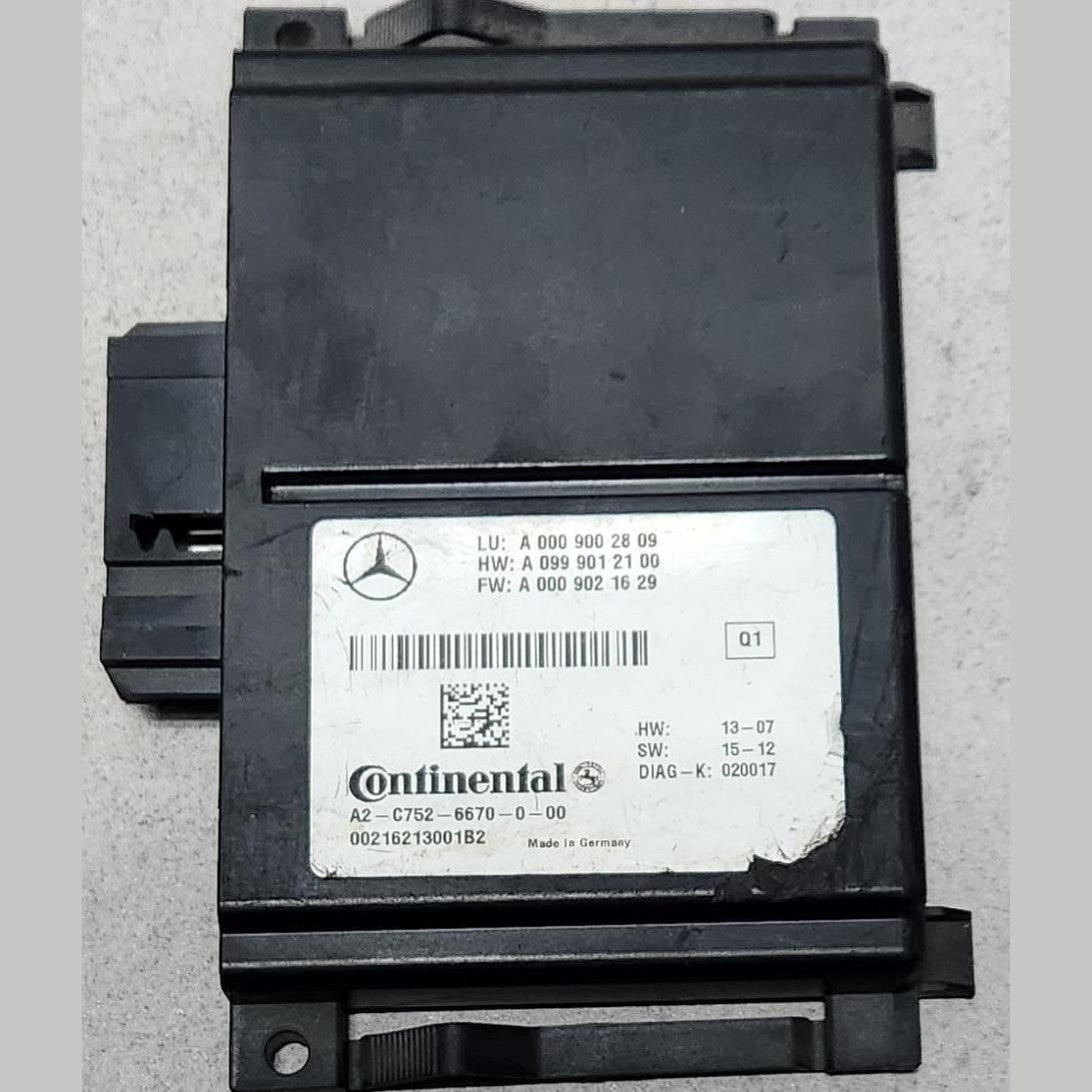 2016 Mercedes-Benz S550 Adaptive Cruise Control Module A0009002809