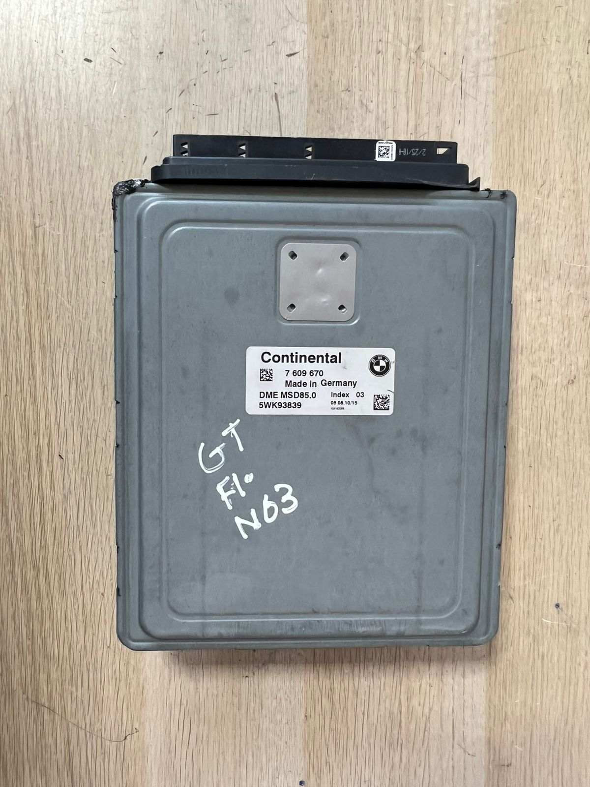 2009-2015 BMW 750i N63 4.4 V8 Engine Control Module 7609670
