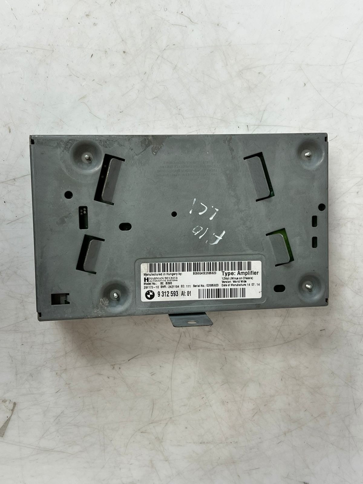 BMW 5 Series F11 HiFi sound system amplifier CONTROL UNIT 9312593 OEM