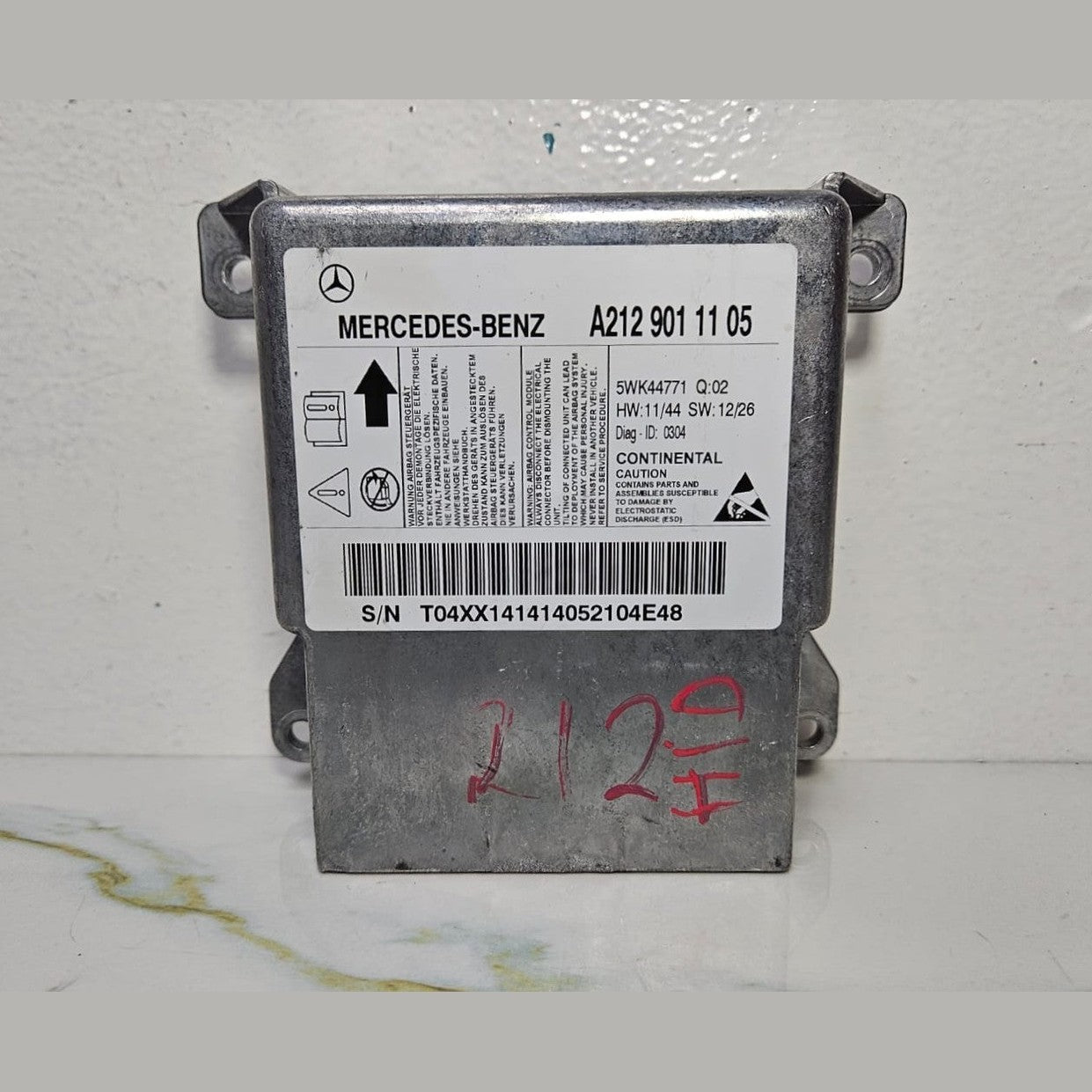 10-14 Mercedes W212 E-Class Hybrid SRS Safety Control Module A212 9011105 OEM
