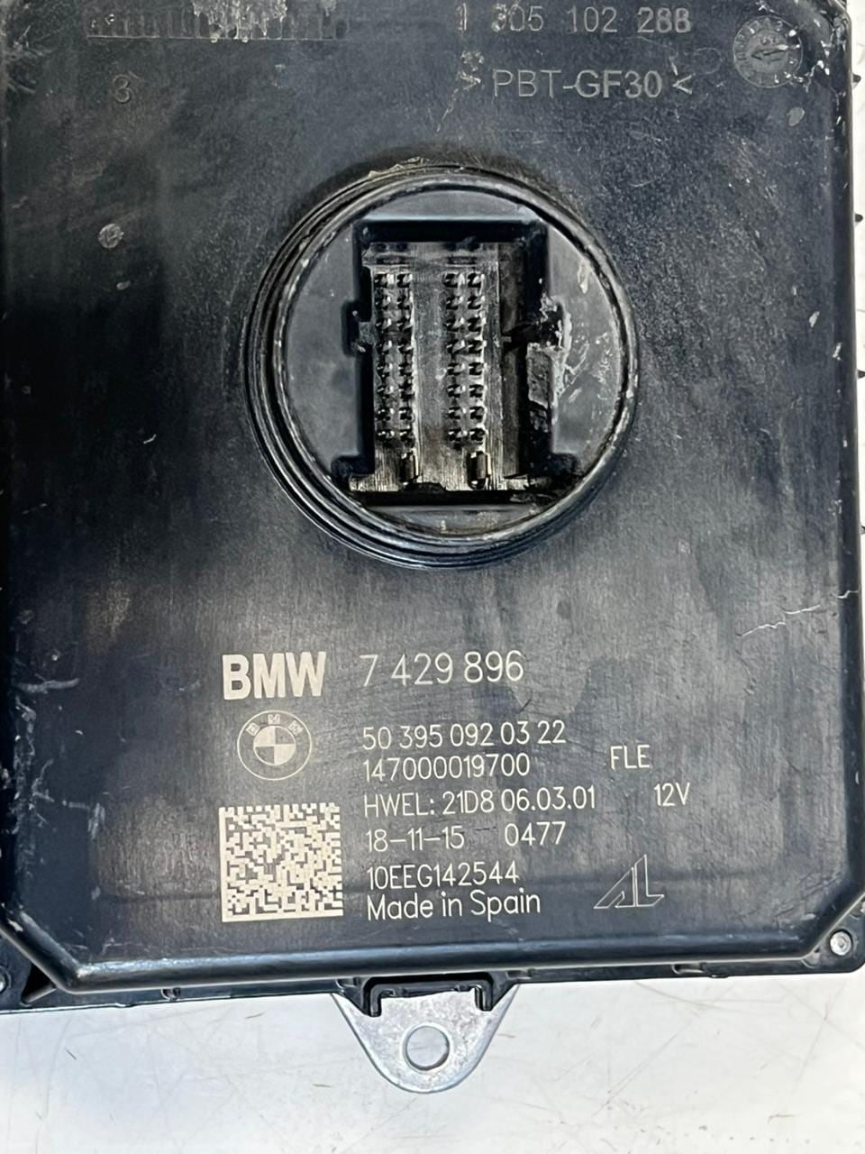 2014-2018 BMW i3 X1 F48 X2 F39 F45 MINI F55 Headlight LED Control Unit 7429896