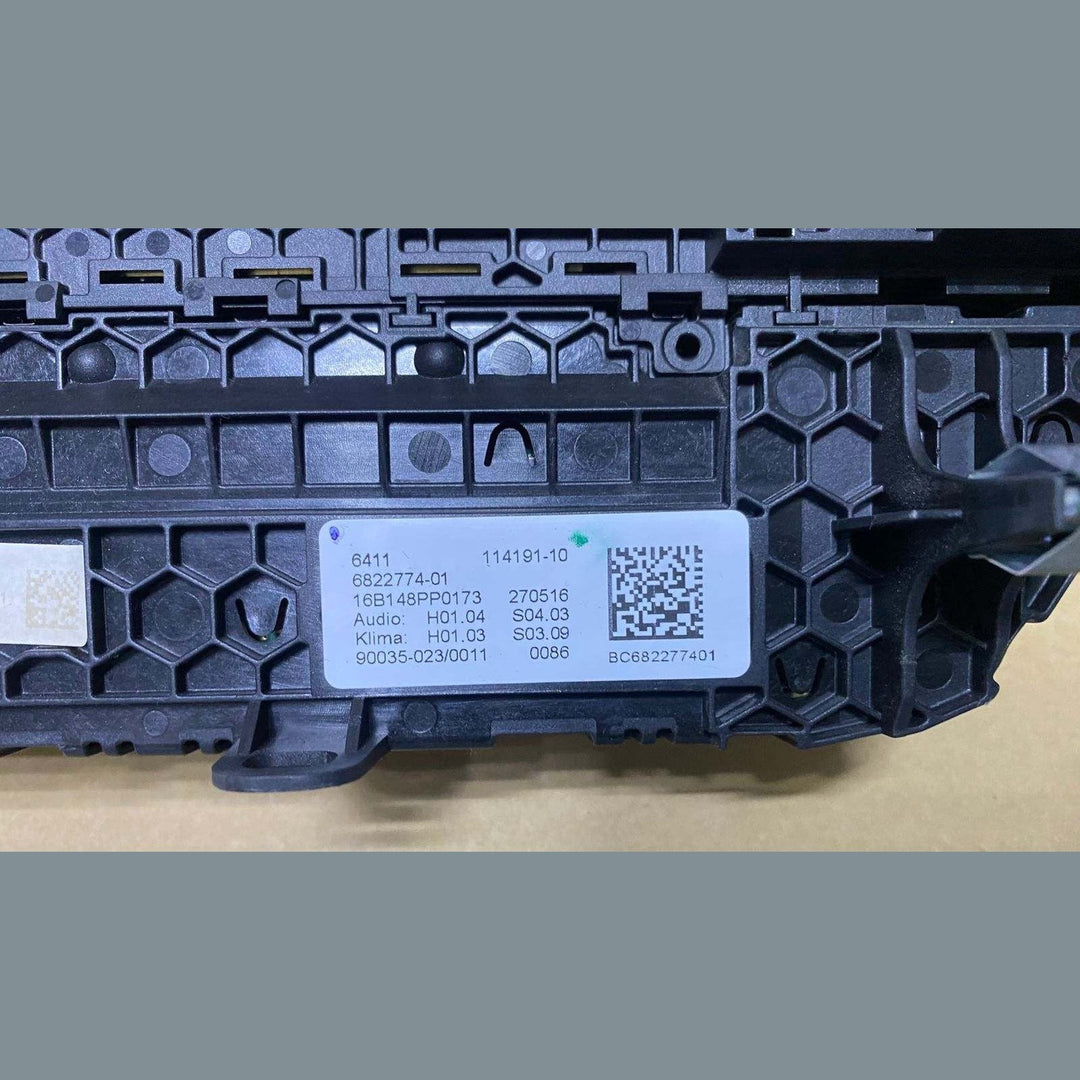 BMW Air Conditioning Control Panel 6822774 7 Series G11 G12 models AC SWITCHES