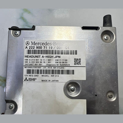 2017-2021 Mercedes-Benz AMG GT Control Unit Complete A2229007119 S-Class W222,