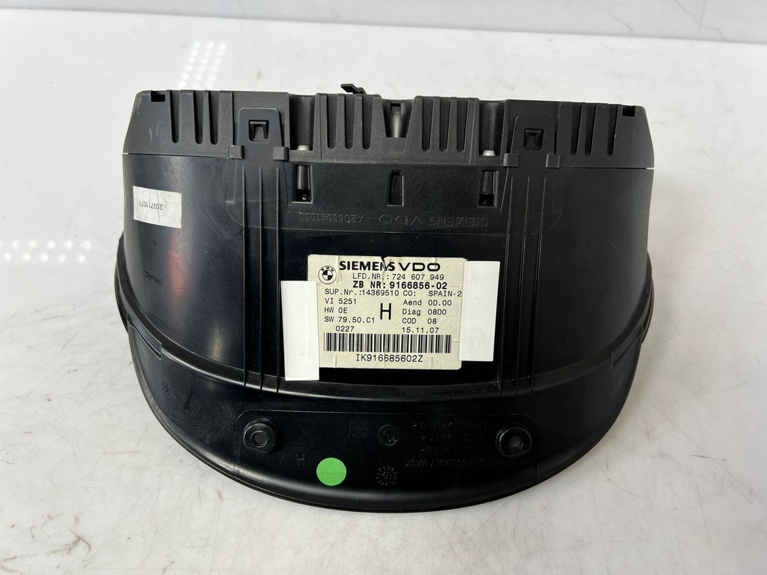 2008 BMW 335i E82 E88 E90 E92 E93 Instrument Cluster SPEEDOMETER 9166856 OEM