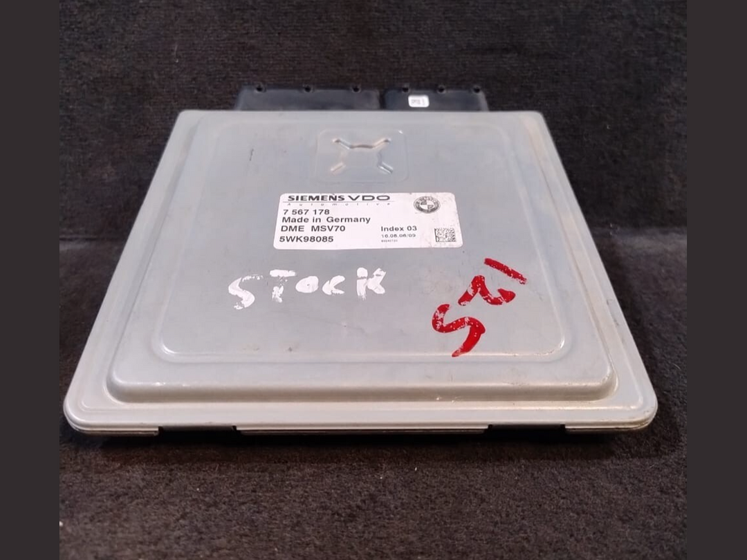 BMW E60 E90 E91 N52 325i 525i 218HP ENGINE ECU ONLY  DME MSV70 - 7567178