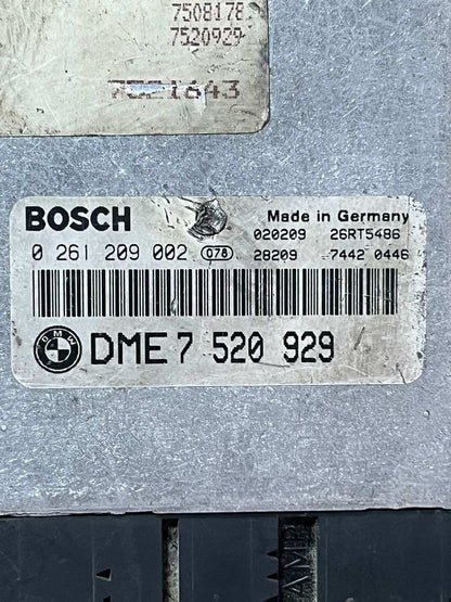BMW 7 series E65 E66 3.5i/Li 4.5i/Li N62 ENGINE DME BASIC CONTROL MODULE 7520929