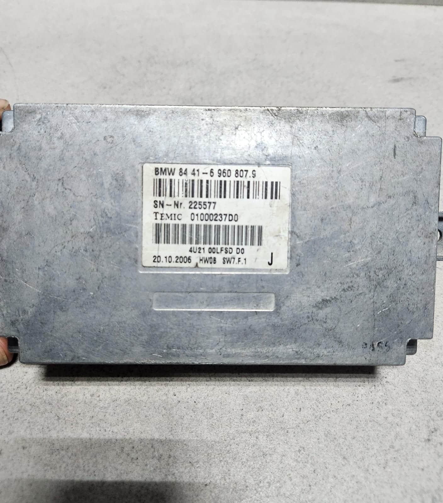 1996-1998 BMW Z3 Voice Control Input System Module 6960807 7 Series E65 E66 E67