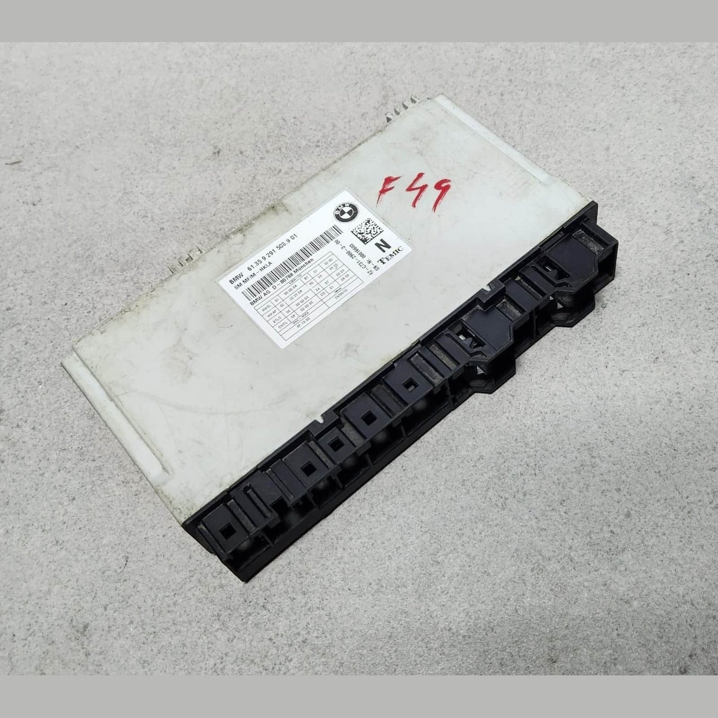 2013-2019 BMW 650i Gran Coupe Front Seat Control Module 9291508 OEM