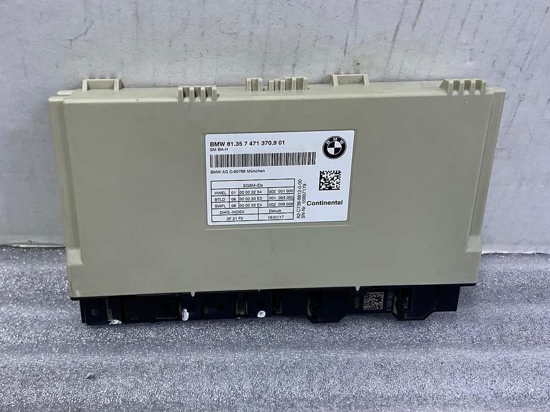 OEM Front Memory Seat Control Module BMW G30 G31 G32 G11 G12 7471370