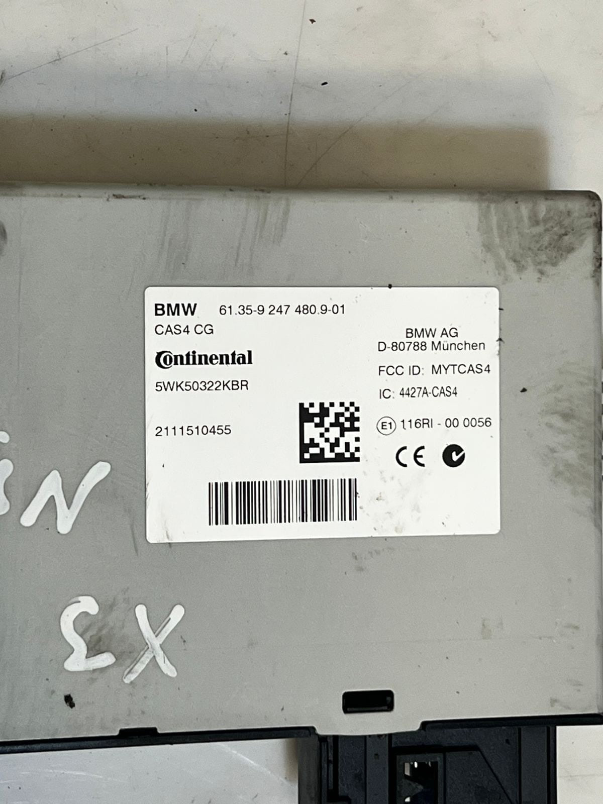 2010-2017 BMW X3 F25 N57 Engine Control Unit ECU SET DDE + CAS4+ 1KEY 8511907