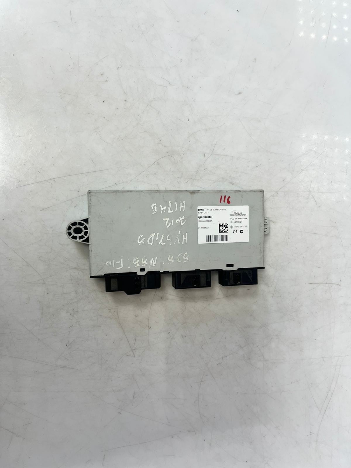 2012 BMW 535i F10 N55 HYBRID Remote Central Locking Control Module 9282116 OEM
