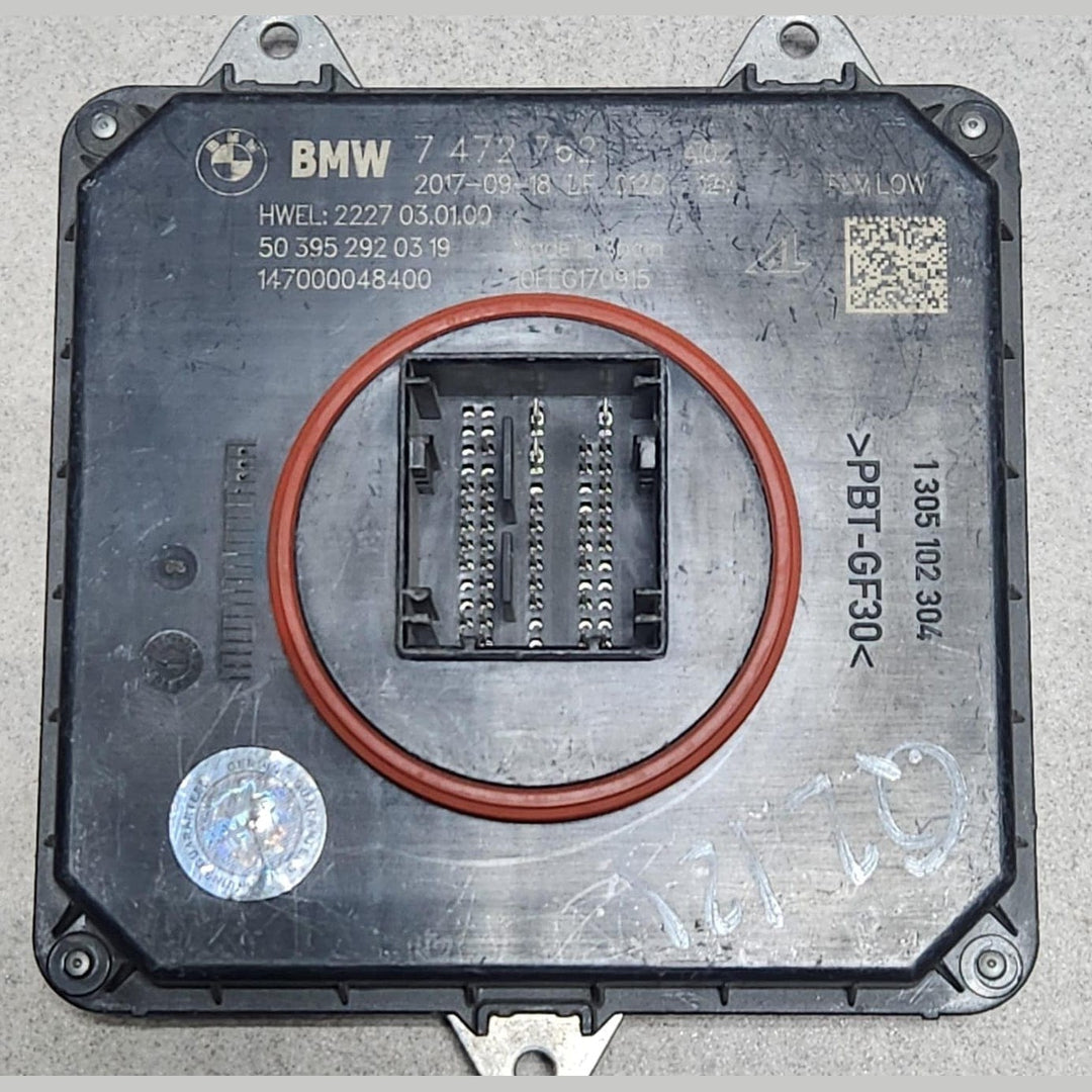 BMW Headlight LED Driver Module Control Unit Daytime Running Lights 7472762