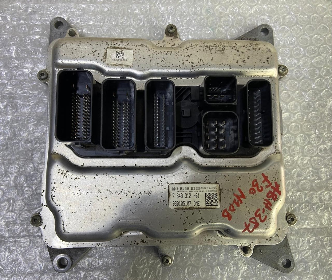 OEM BMW F30 N20B ENGINE CONTROL UNIT DME ECU SET 7643312 BOSCH