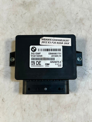 BMW 5 Series F10 F11 F12 F13 F25 F26 650i Parking Brake Control Module 6858017