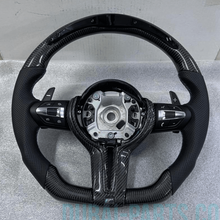 Carbon Fiber Steering Wheel FOR BMW F30 F32 Series MSport With Paddle Shifts LED