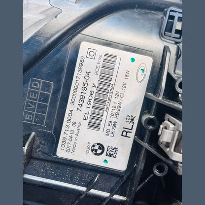 Bmw G30 LHD LED headlight Headlamp 7439195