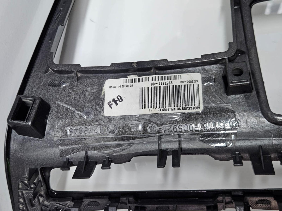 9287611-BMW 2 Series F45 F46 Center Console Trim Frame Only OEM
