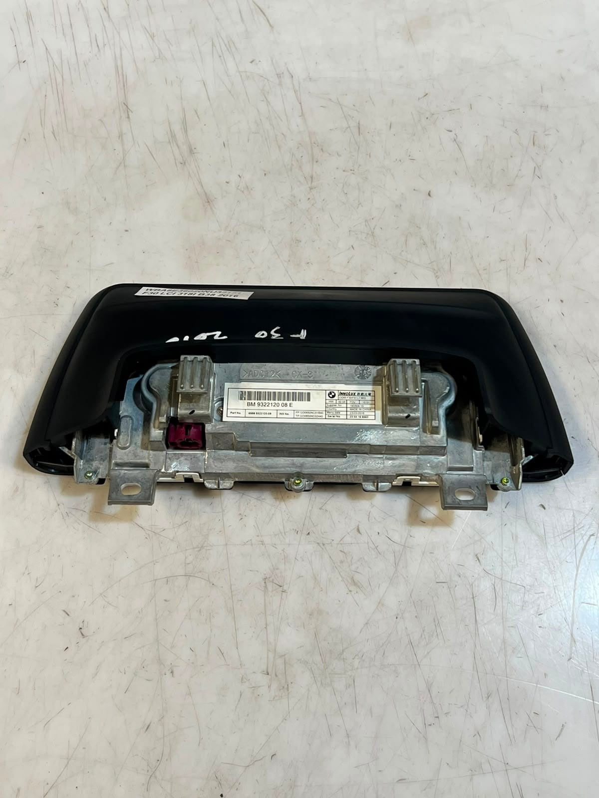 2016 BMW 3 Series F30 F31 4' F32 CID Navigation Display Screen Central 9322120