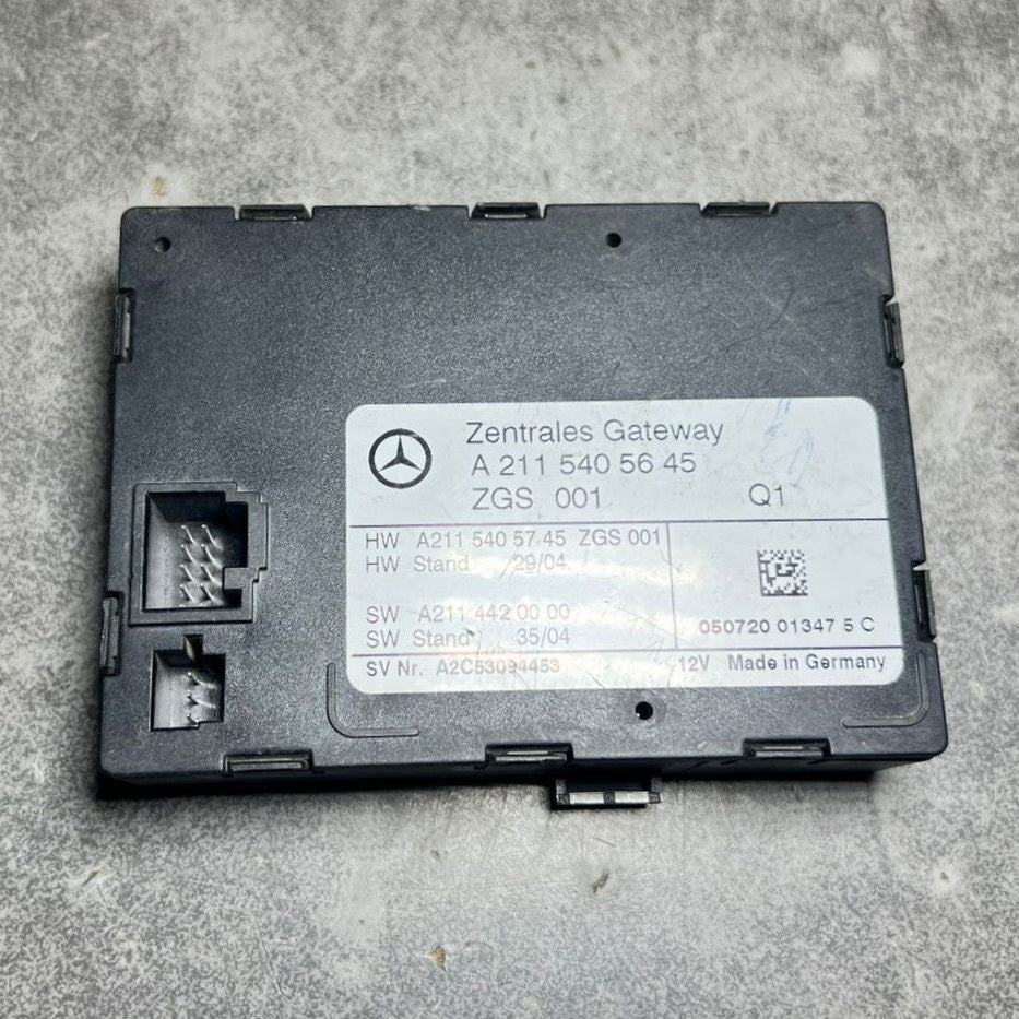 03-09 Mercedes W211 E-Class E320 Central Gateway Control Module A211 5405645 OEM