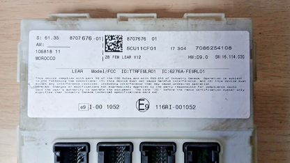 BMW F30 3 Series F30 328i 330e BCM ECU 8707676 OEM Front Clip‑On BCM ECU