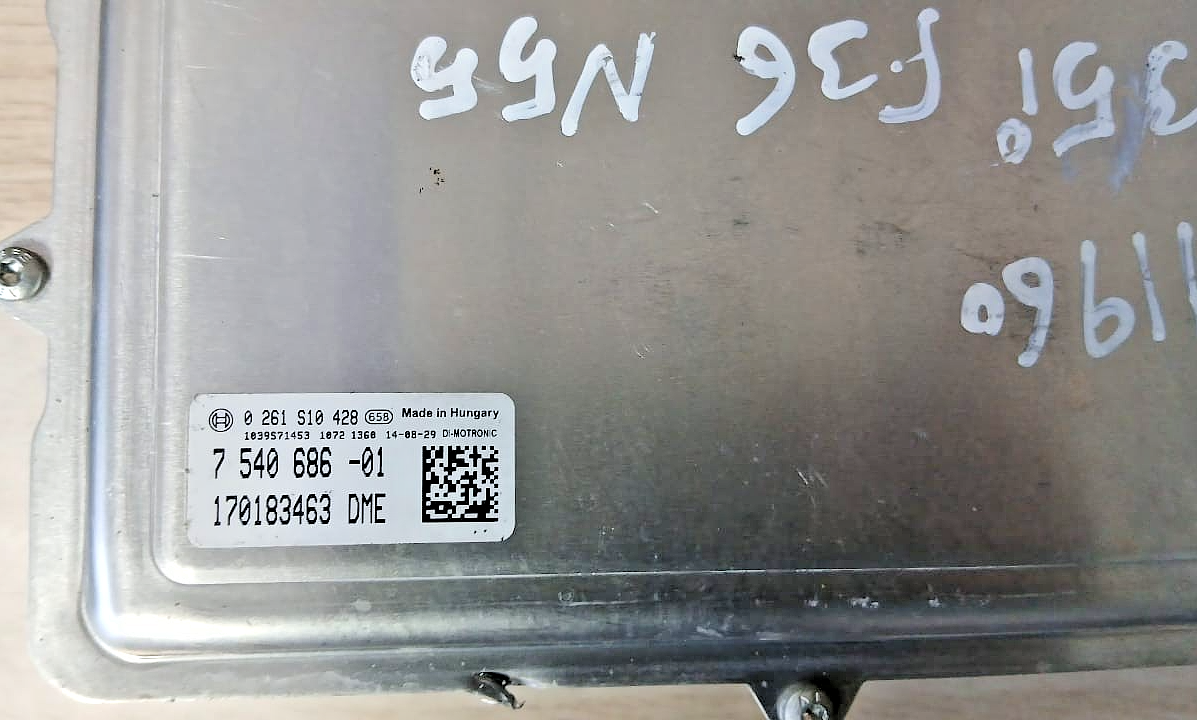 BMW 435i F36 N55 3.0L DME ECU CAS Key Set OEM 7540686 2014