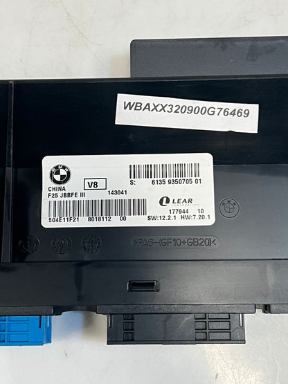 2013-2017 BMW X3 F25 JBBFE III Body Control Module BCM 9350705 OEM