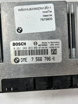 06-07 BMW N62 E66 550i E65 Engine Control Module ECU SET DME+CAS/ZAS RD 7566706