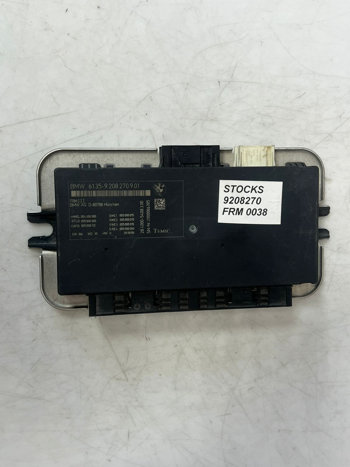 BMW 7 5 F01 F02 F03 F10 F11 F04 Footwell POWER Light Control Module Frm3 9208270