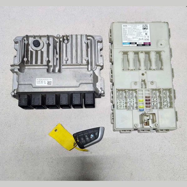 2017-2020 BMW X3 Engine Control Unit 8475483 G01 2.0 B48 ECU SET 