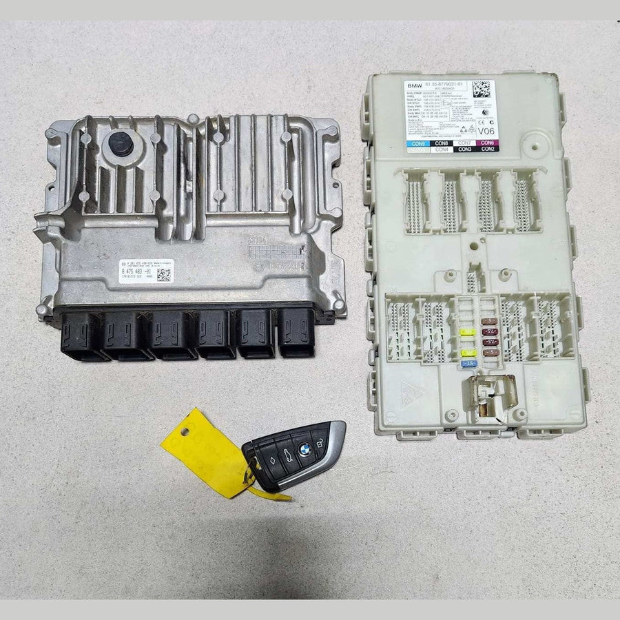 2017-2020 BMW X3 Engine Control Unit 8475483 G01 2.0 B48 ECU SET