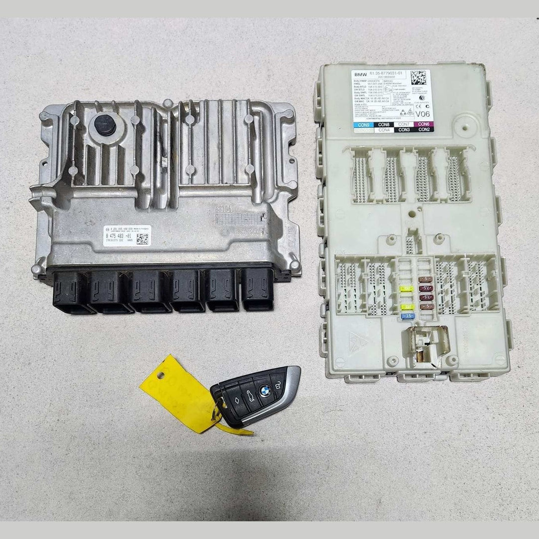 2017-2020 BMW X3 Engine Control Unit 8475483 G01 2.0 B48 ECU SET 