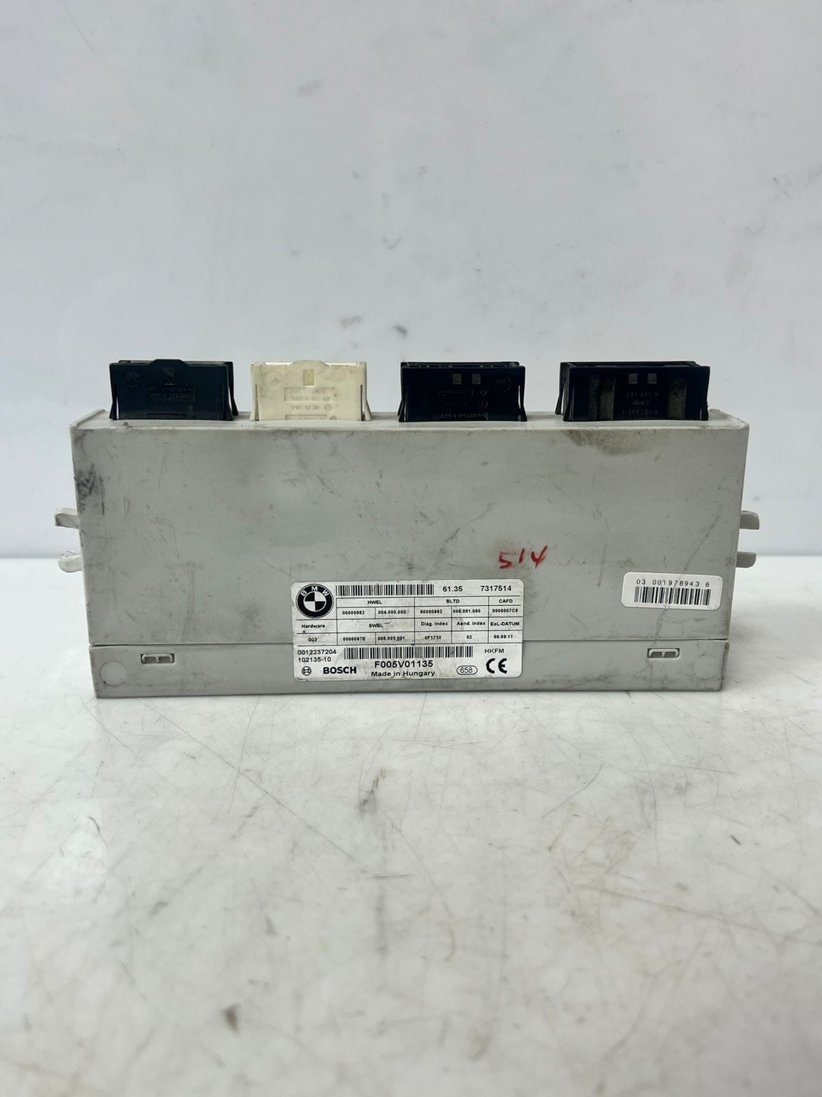 2010-2016 BMW 535i 5 Series F10 F11 Tailgate Control Unit 7317514 OEM