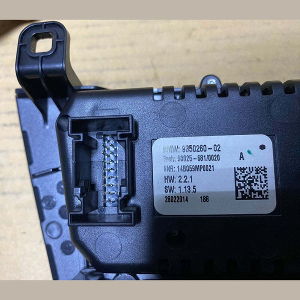 BMW AC CONTROL PANEL MODULE 9350260 F15 X5 2015 