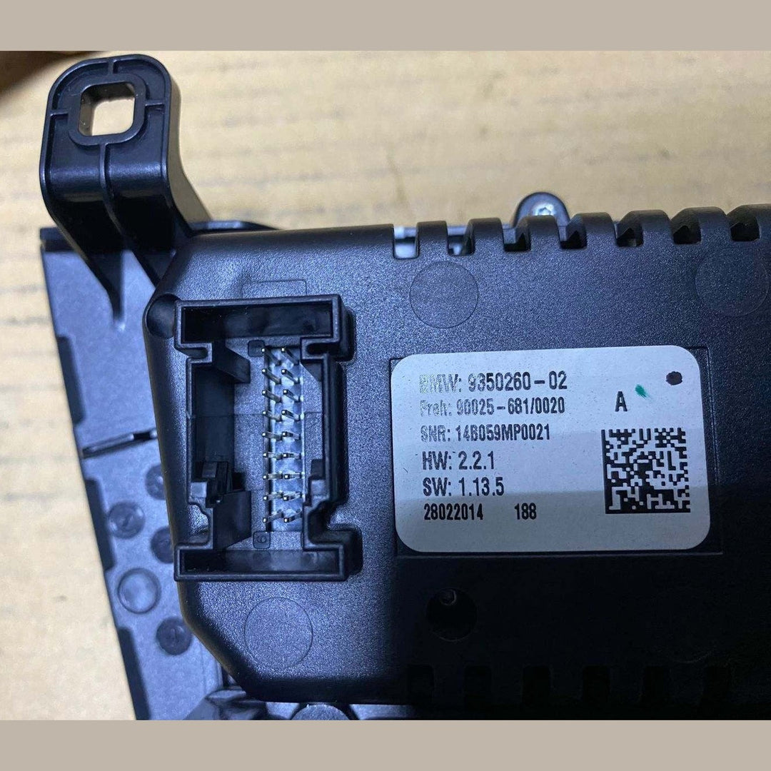 BMW AC CONTROL PANEL MODULE 9350260 F15 X5 2015 