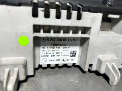 Mercedes W247 Digital Speedometer Instrument Cluster Display Screen A247 9008311